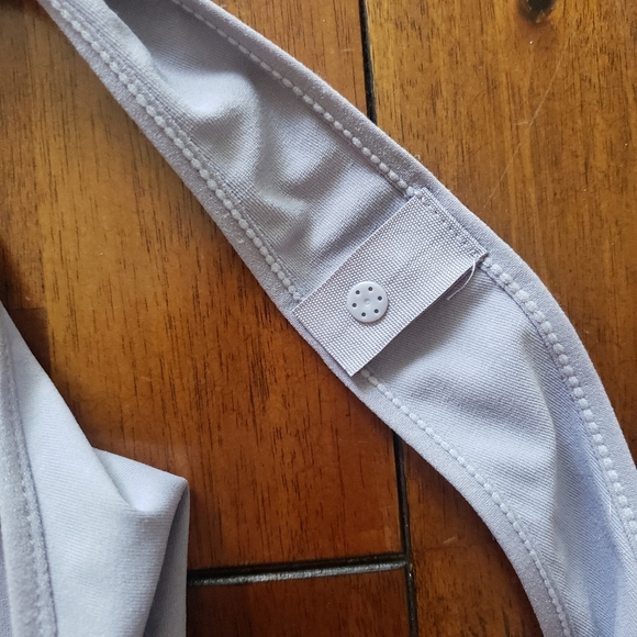 NWT Fabletics Purple & Black Lucia Tank & Bra Set - Picture 8 of 9